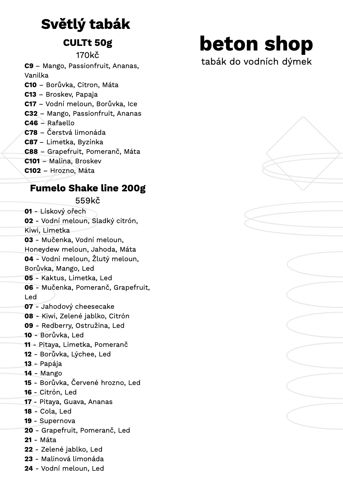 Menu beton lounge & bar — strana 8